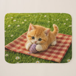 かわいい子猫 シェルパブランケット