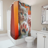 かわいい子猫 シャワーカーテン (インサイチュ)