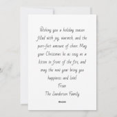 かわいい子猫 シーズンカード (裏面)