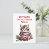 かわいい子猫 シーズンポストカード (スタンド正面)