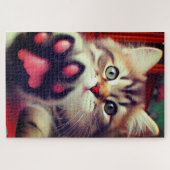 かわいい子猫 ジグソーパズル (横)