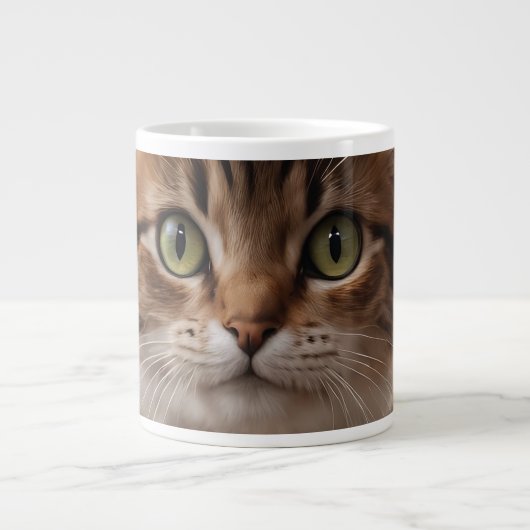 かわいい子猫 ジャンボコーヒーマグカップ (正面)