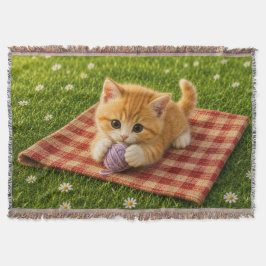 かわいい子猫 スローブランケット