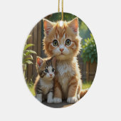 かわいい子猫 セラミックオーナメント (右)
