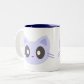かわいい子猫 ツートーンマグカップ (正面左)