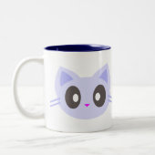 かわいい子猫 ツートーンマグカップ (左)