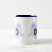 かわいい子猫 ツートーンマグカップ (中央)