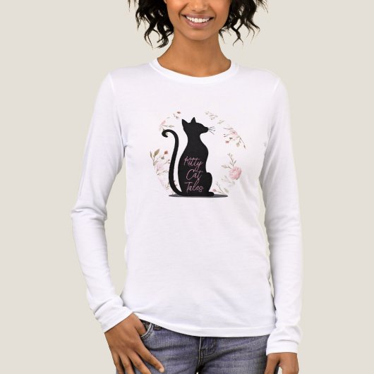 かわいい子猫 トライブレンドTシャツ (正面)