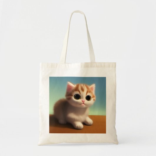 かわいい子猫 トートバッグ (正面)