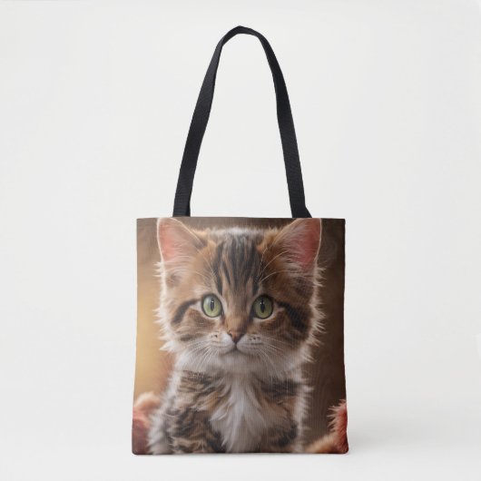 かわいい子猫 トートバッグ (正面)