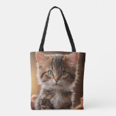 かわいい子猫 トートバッグ (裏面)
