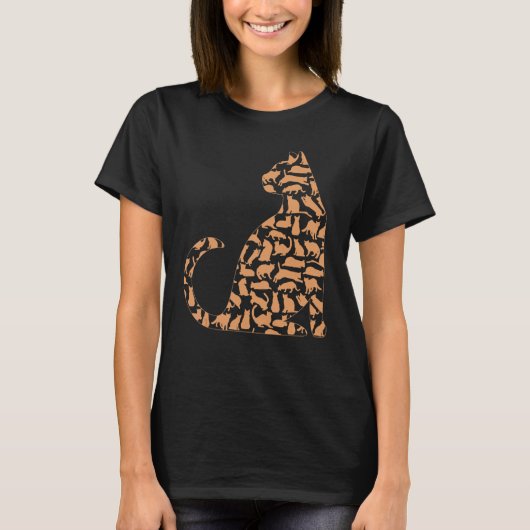 かわいい子猫 ネコ 猫 3 Tシャツ (正面)
