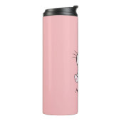 かわいい子猫&ハート熱タンブラー タンブラー (回転左)