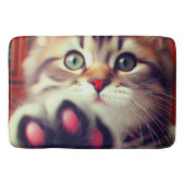 かわいい子猫 バスマット (正面)