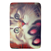 かわいい子猫 バスマット (正面縦)