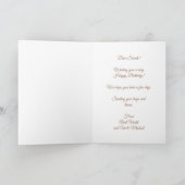 かわいい子猫 |バラ金ゴールドガールズ誕生日カード カード (内部)