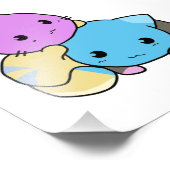 かわいい子猫 フォトプリント            (角)