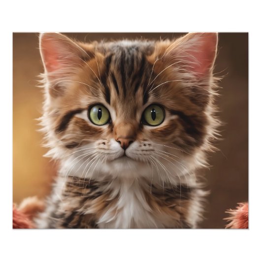 かわいい子猫 フォトプリント            (正面)