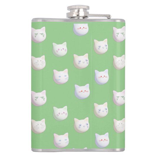 かわいい子猫 フラスク (裏面)
