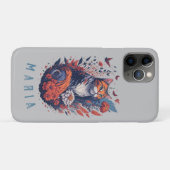 かわいい子猫 フラワー ネコ Case-Mate iPhoneケース (裏面(横))