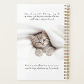 かわいい子猫 プランナー手帳 (裏面)