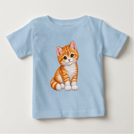かわいい子猫 ベビーTシャツ