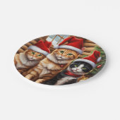 かわいい子猫 ペーパープレート (アングル)