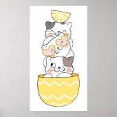 かわいい子猫 ポスター (正面)