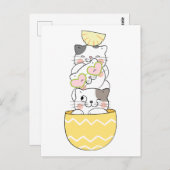 かわいい子猫 ポストカード (正面/裏面)