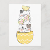 かわいい子猫 ポストカード (正面)