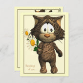 かわいい子猫 ポストカード (正面/裏面)