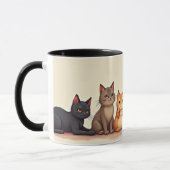 かわいい子猫 マグカップ (左)