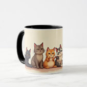 かわいい子猫 マグカップ (正面左)