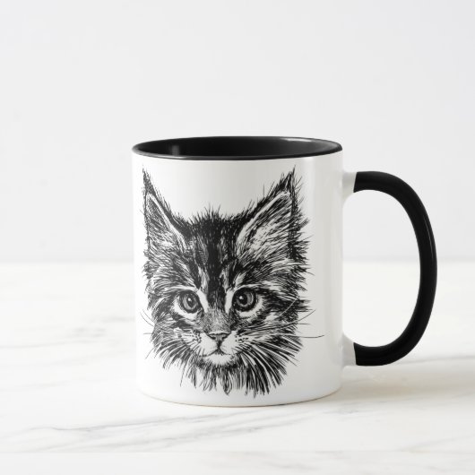 かわいい子猫 マグカップ (右)