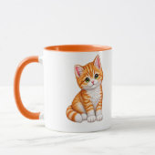 かわいい子猫 マグカップ (左)