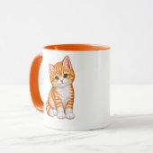 かわいい子猫 マグカップ (正面左)