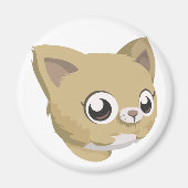 かわいい子猫 マグネット (正面)