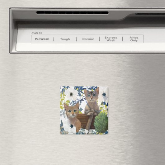 かわいい子猫 マグネット (インサイチュ (食洗機))