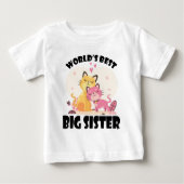 かわいい子猫 🐱 世界で最高の姉 ベビーTシャツ (正面)