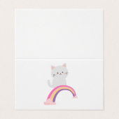 かわいい子猫 名刺 (外部フラット)