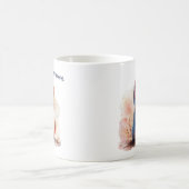 かわいい子猫 私の超能力は祈ることです コーヒーマグカップ (中央)
