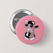 かわいい子猫 缶バッジ (正面&裏面)