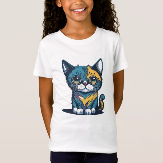 かわいい子猫 Tシャツ (正面)