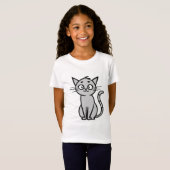 かわいい子猫 Tシャツ (正面フル)