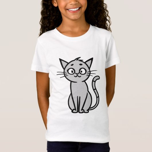 かわいい子猫 Tシャツ (正面)