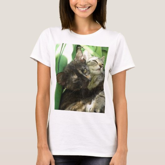 かわいい子猫 Tシャツ (正面)