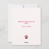 かわいい子猫inストッキングフェスティバルクリスマス シーズンカード (裏面)