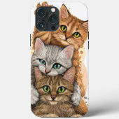 かわいい子猫iPhoneケース | 愛らしい猫好きフォン Case-Mate iPhoneケース (裏面)
