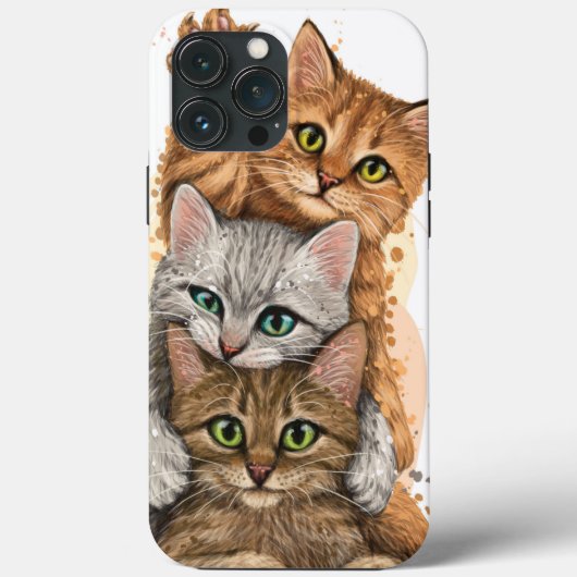 かわいい子猫iPhoneケース | 愛らしい猫好きフォン Case-Mate iPhoneケース (裏面)