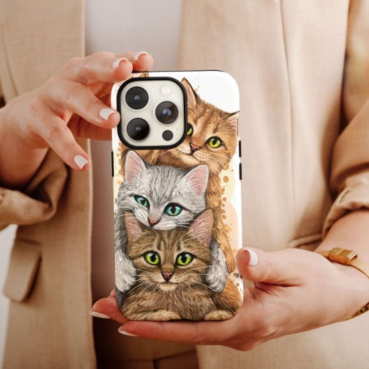 かわいい子猫iPhoneケース | 愛らしい猫好きフォン Case-Mate iPhoneケース